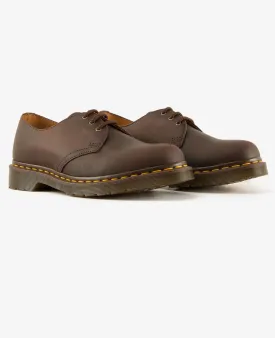 1461 Crazy Horse Dark Brown Leather Boots - Durable, Stylish, and Versatile Footwear
