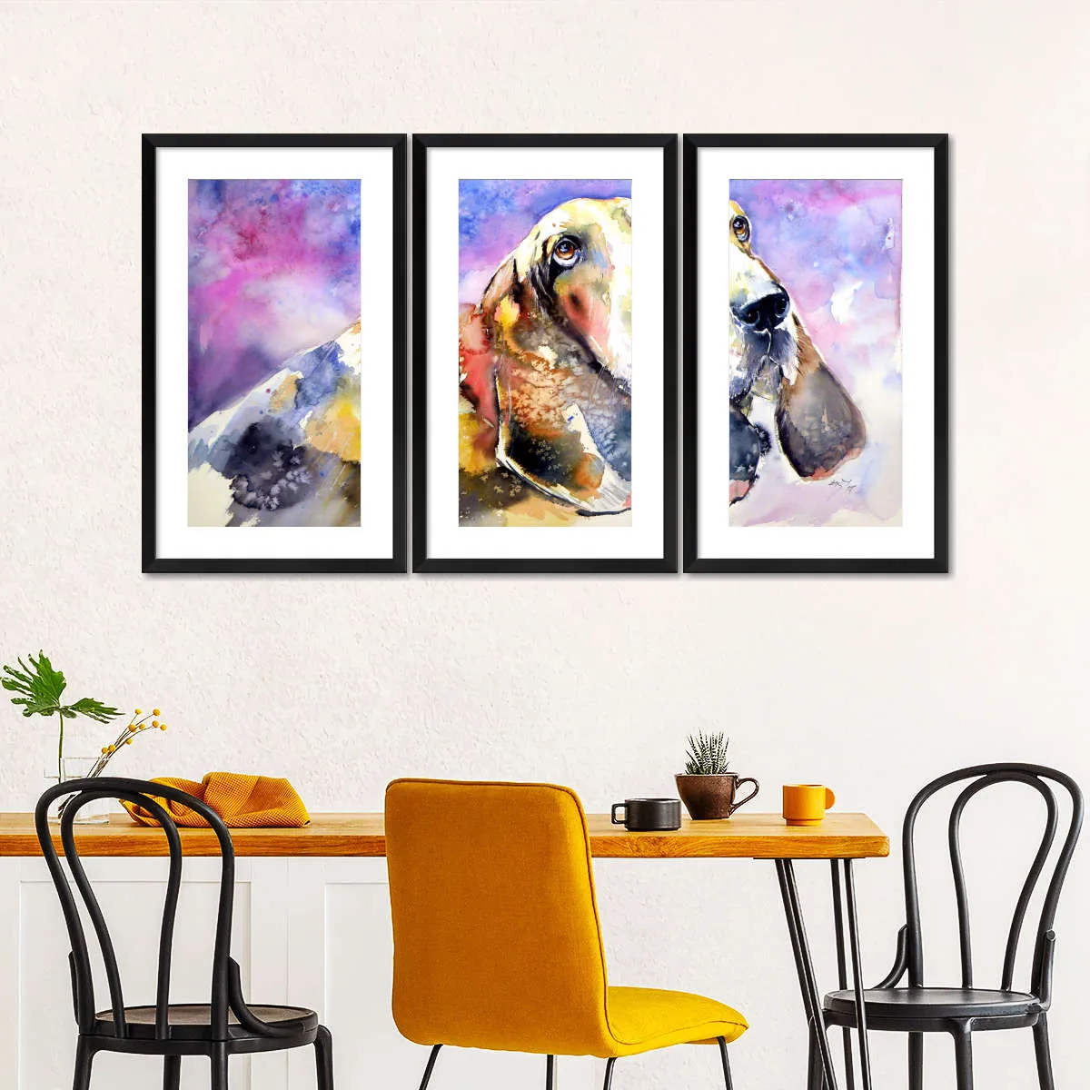 A Basset Hound Wall Art