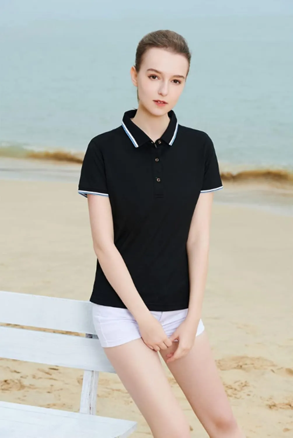Custom Polo Shirts Design Your own Personalised Logo Photo Text Custom Mens/Womens Golf T Shirts Work Shirts