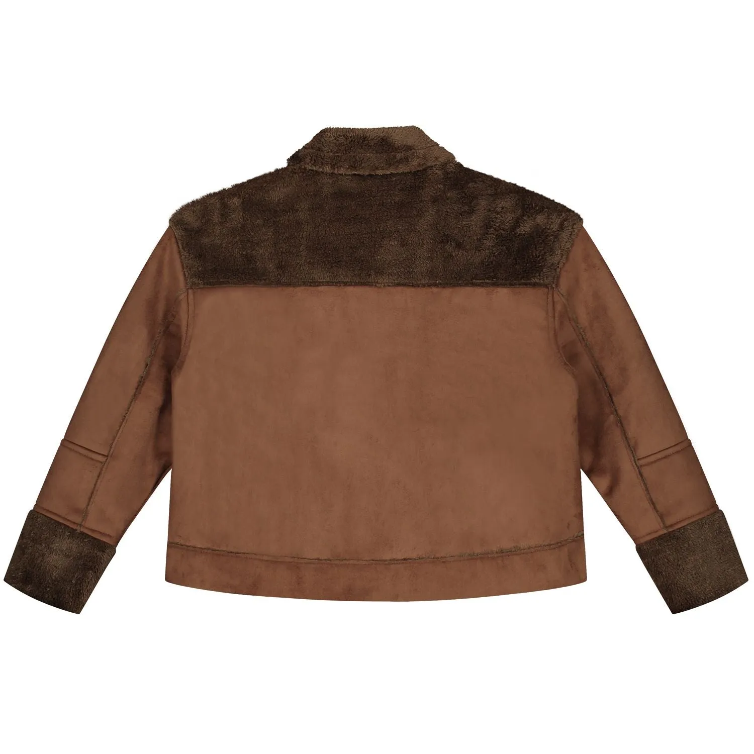 daily brat Neri teddy jacket toastie brown