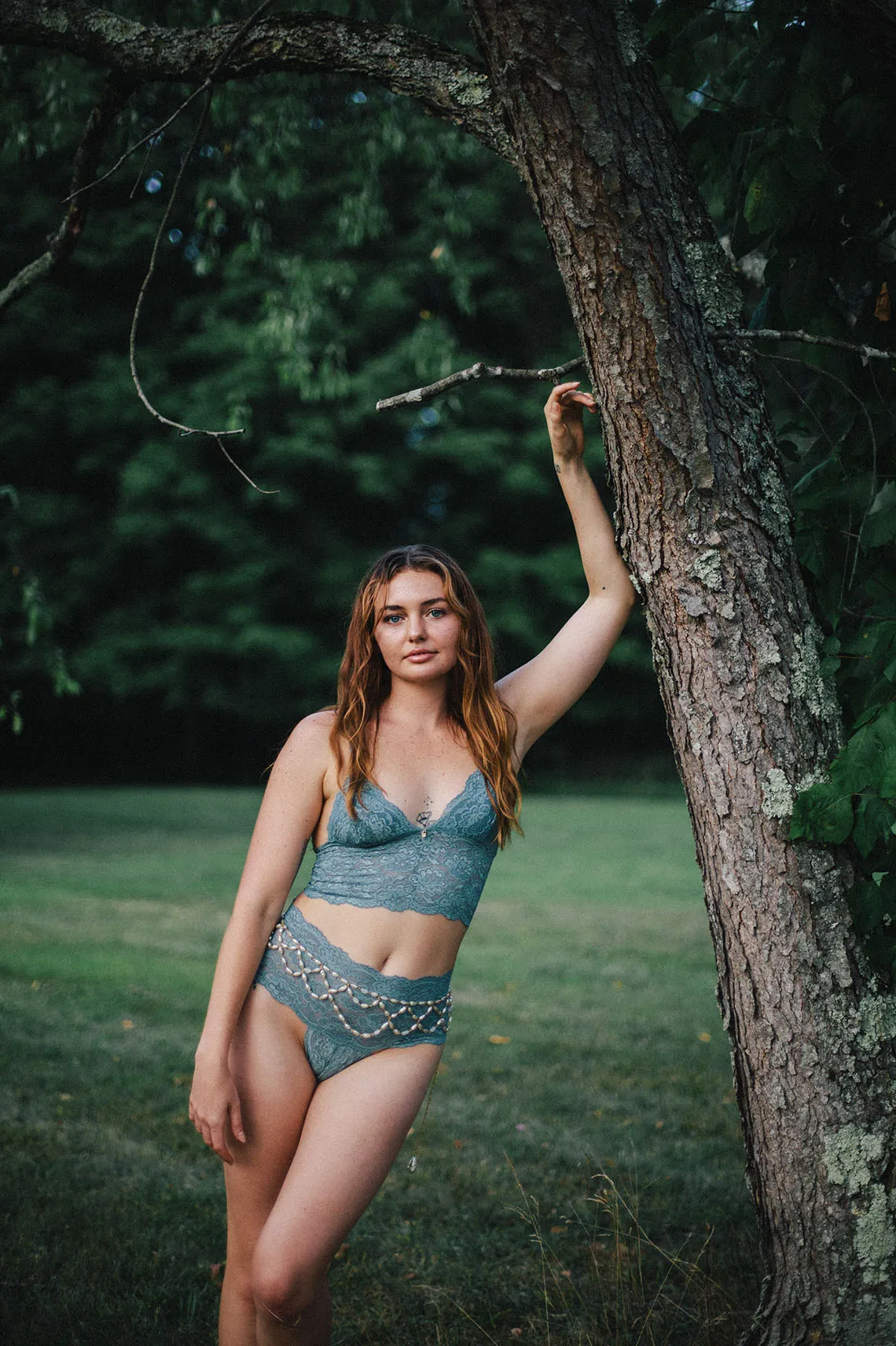 Echo Longline Lace Bralette (multiple colors)