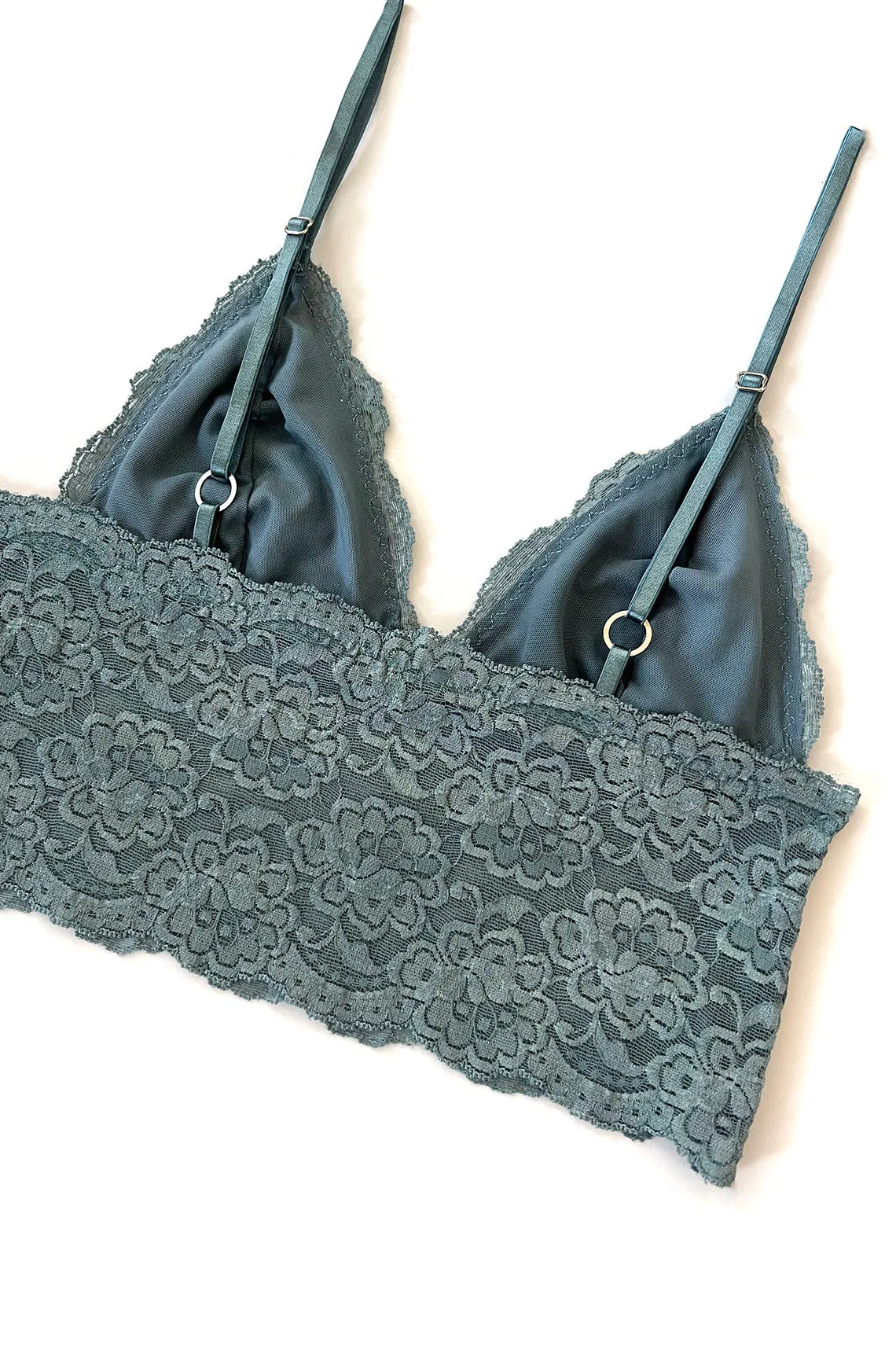 Echo Longline Lace Bralette (multiple colors)