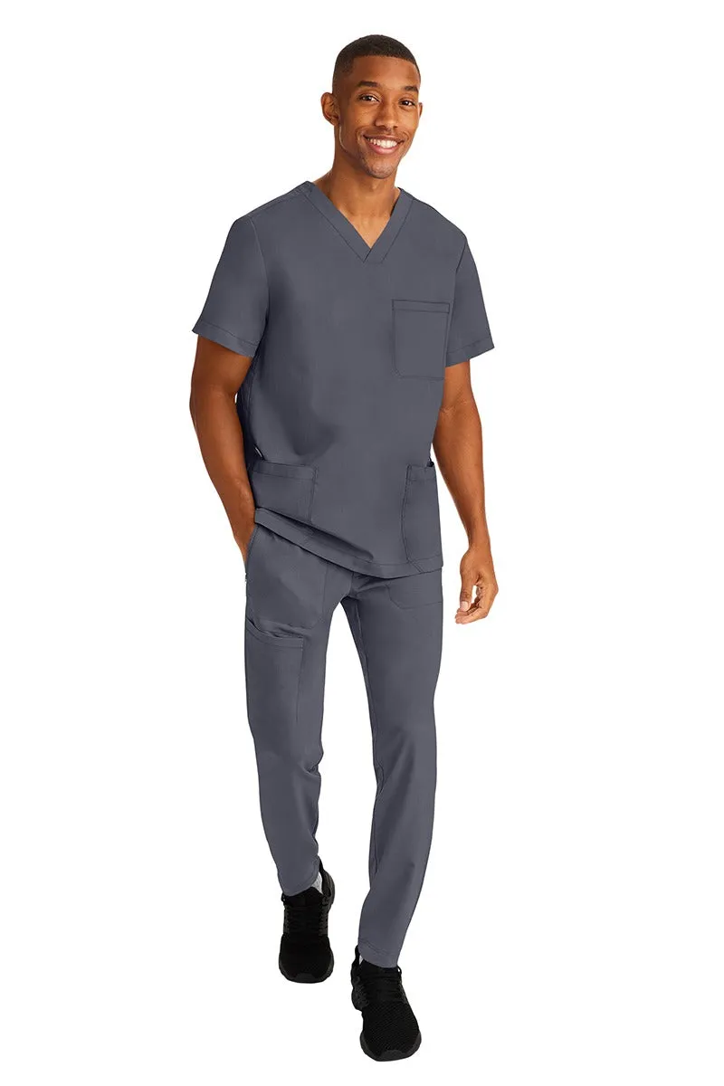 HH-Works Men's Ryan Multi-Pocket Cargo Scrub Pant | Pewter