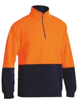 Hi Vis Polar Fleece Zip Pullover - BK6889