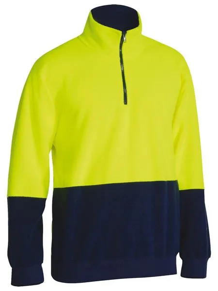 Hi Vis Polar Fleece Zip Pullover - BK6889
