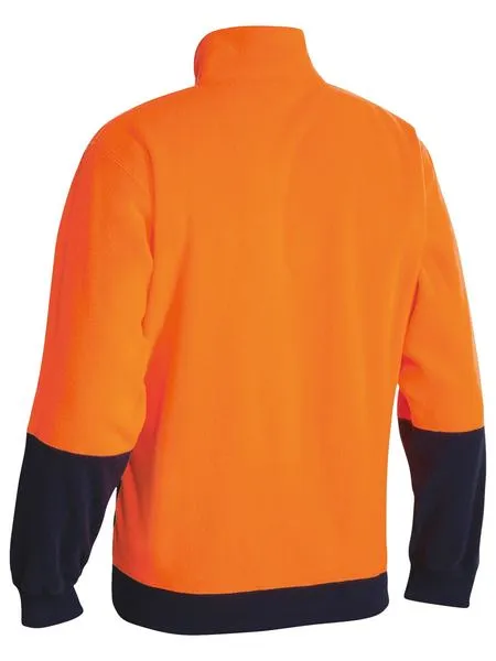 Hi Vis Polar Fleece Zip Pullover - BK6889