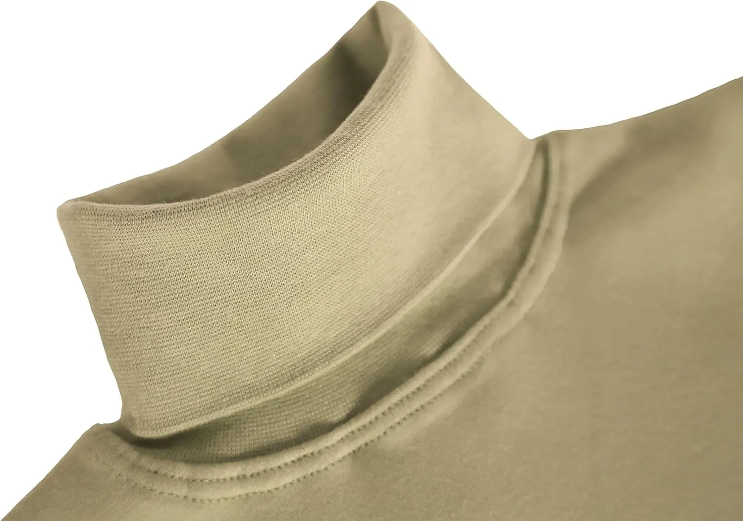 Lilax Girls' Basic Long Sleeve Turtleneck Cotton T-Shirt