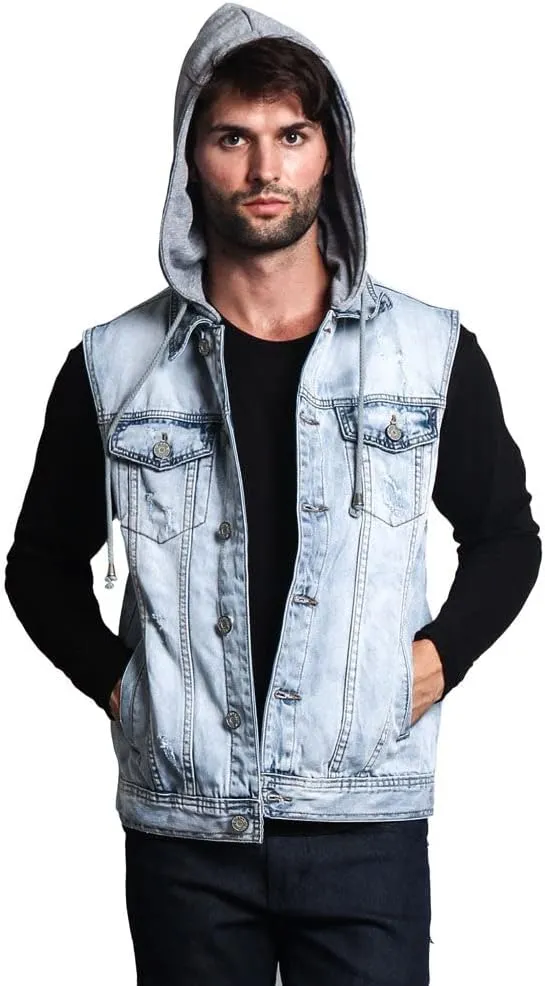 Rocker Denim Jean Vest Jacket