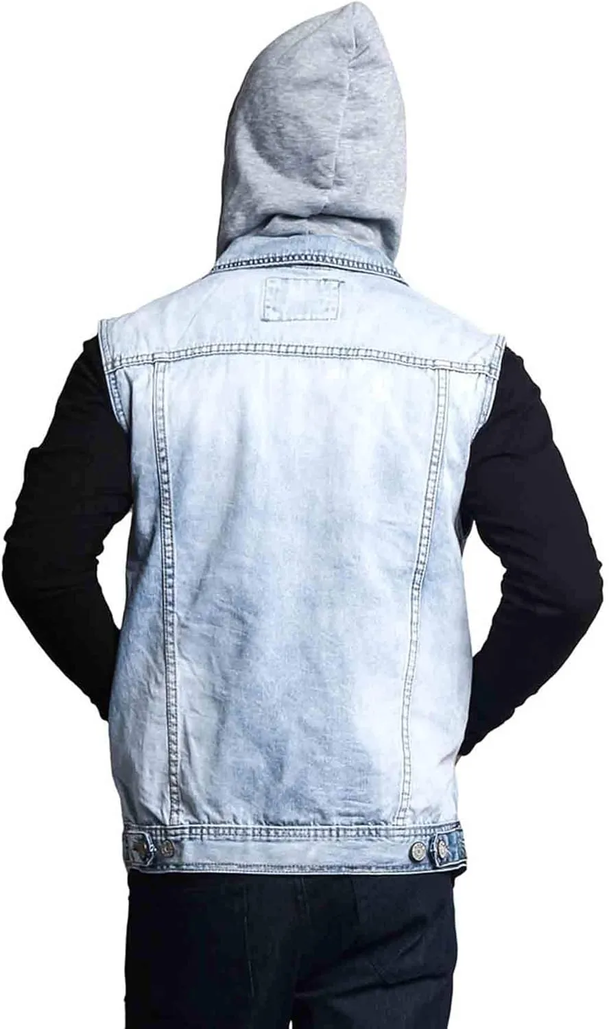 Rocker Denim Jean Vest Jacket