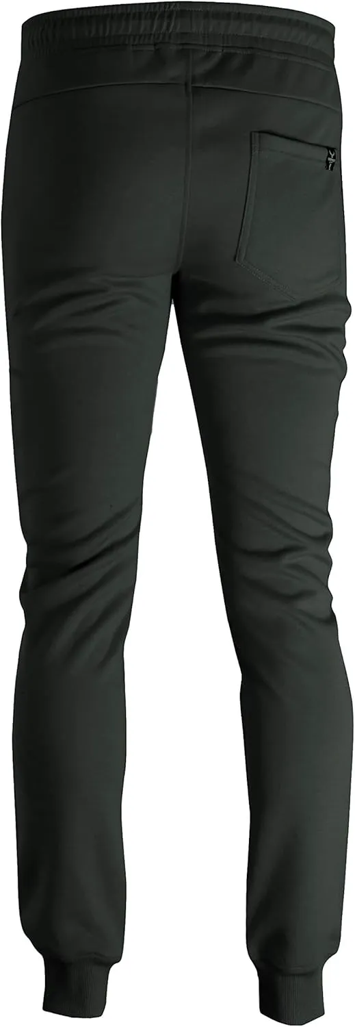SCREENSHOT Sports Mens Spandex Fleece Athletic Jogger Fitness Workout Gym Sweatpants