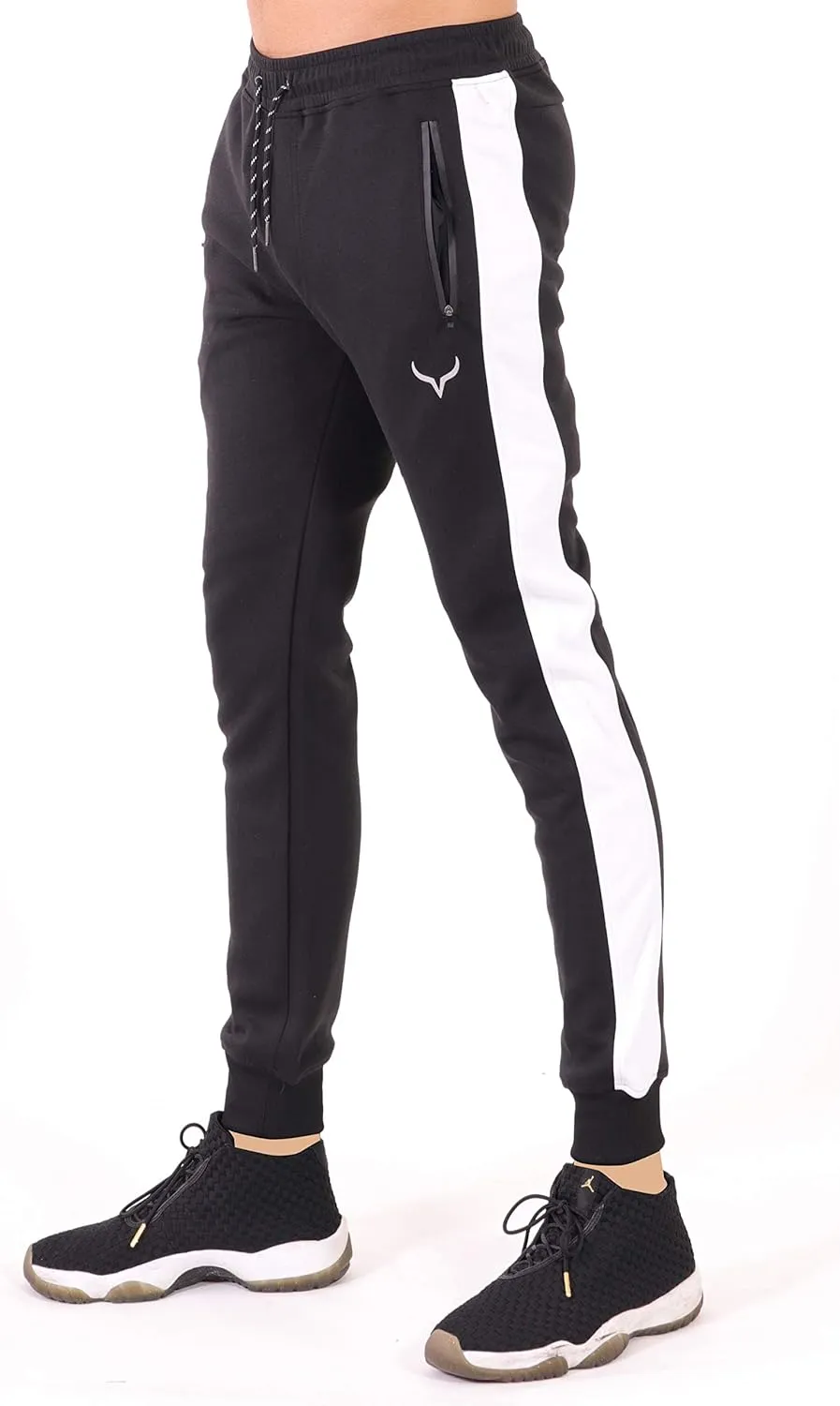 SCREENSHOT Sports Mens Spandex Fleece Athletic Jogger Fitness Workout Gym Sweatpants