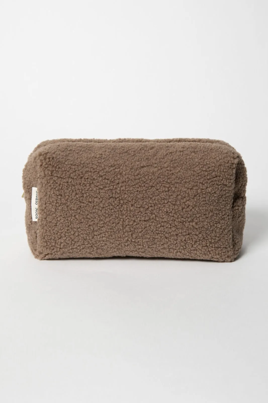 TEDDY POUCH BAG BROWN